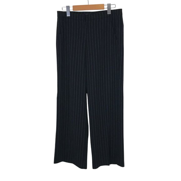 Judith & Charles Classic Black & White Pin Stripped Dress Pants Size 4 - Picture 1 of 8